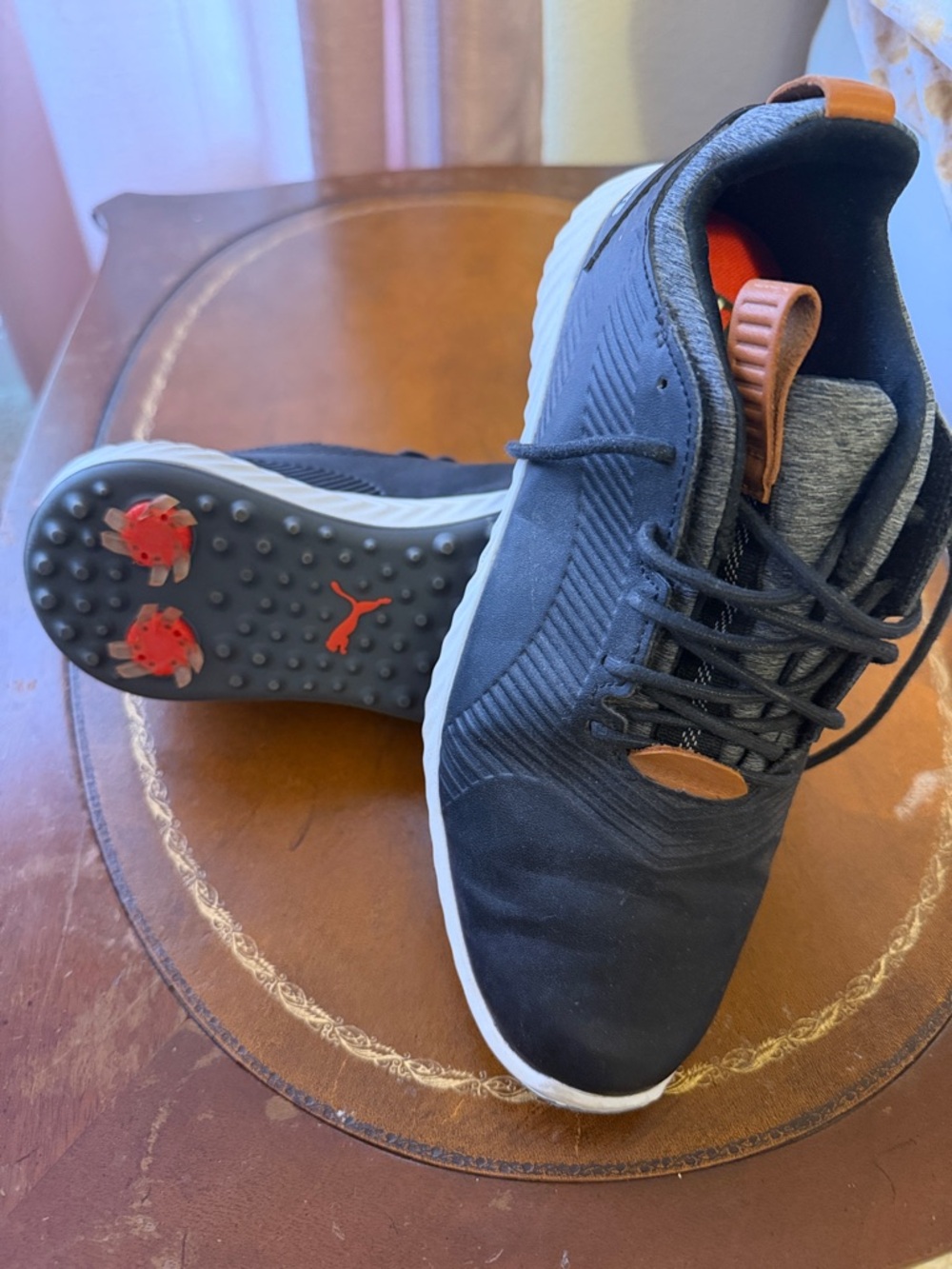 Puma ignite Youth Black Athletic Golf Shoes